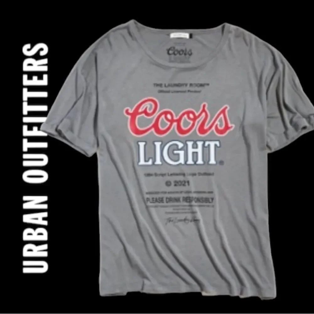 NEW Coors Light Beer The Laundry Room Grey Sport Shirt T-Shirt Tee M L XL